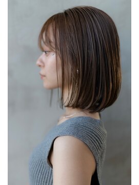 ブエナビスタ(BUENA VISTA) 【BUENAVISTA】大人かわいい前髪ボブ/インナーカラー/イルミナ