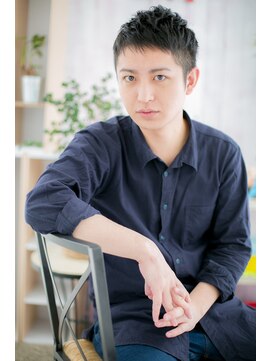 ミック ヘアアンドビューティー 大山店(miq  Hair&Beauty) ツーブロックで決める！ダークアッシュ束感ショートc1