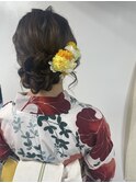 シニヨンアレンジ