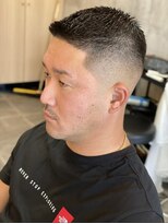 エルハウス(L house...)&nbsp;【メンズ専門/理容室 】スキンフェード アップバング 束感