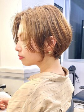 グラフ 銀座(GRAFF) ひし形ショートパーマ/簡単セット/大人可愛い【GRAFF銀座】