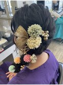札幌平岡 成人式前撮り ヘアセット 五十嵐美穂