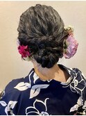 浴衣×ヘアアレンジ