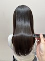 アグ ヘアー タクト 神辺店(Agu hair tact) 最先端のストレートをすると、ダメージレスでツヤツヤです…！