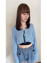 トップヘアー ミカワアンジョウ 安城(TOPHAIR MIKAWA ANJO)&nbsp;うる艶顔まわりシャギー/アースカラー/前髪パーマ