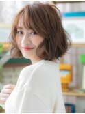 ■フレンチガーリーゆるふわボブパーマ308-2★戸田公園20代30代!
