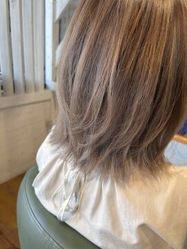 ラニカ ヘアーデザイン(Lanica hair design) ミルクティーミディーボブ