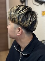 ヘアサロンネクスト(Hair salon NEXT)&nbsp;フェードマッシュ　ショートヘア