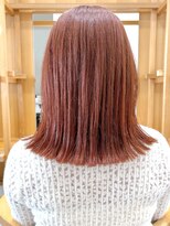 セイドット リー(Say. Ree)&nbsp;Say.オレンジブラウンピンクベージュ切りっぱなしボブミディアム