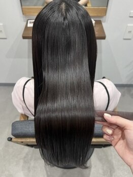 フェリスヘア(feliz hair)の写真/"feliz"の髪質改善なら、髪本来のストレートさを活かしたナチュラルな仕上がりに＊毎朝のセットも楽に♪