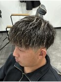ホワイトメッシュ細束ショートマッシュ