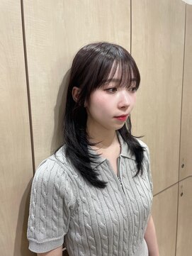 アイズ 横浜(IS) 横浜/mikiya指名/レイヤーカット/ラベンダーグレージュ