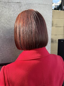 ノラジャーニー(NORA Journey) 【上田】ボブ/暖色/チェリーレッド/ストレートボブ