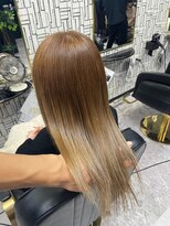 アローズ 久留米店(arose)&nbsp;大人可愛い透明感立体感グレージュ×エアストレート