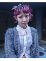 レコ 渋谷(LECO)&nbsp;ヘアセット　ハイトーンケアブリーチデザインカラーピンクカラー