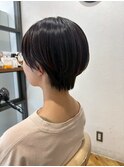 20代30代40代♪大人かわいい小顔ショートボブ☆ダークブラウン