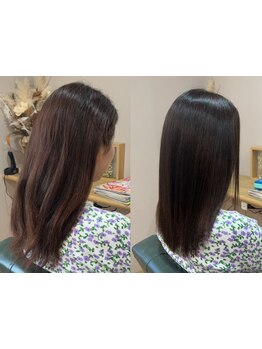 鈴鹿で幾多の縮毛矯正を担当していた実績あり♪どんな髪質でも気軽におまかせ☆