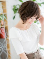 ネル 仙台(Nelu)&nbsp;仙台/髪質改善/マロンベージュ!マッシュパーマフェザーショートc