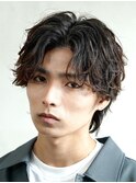 渋谷シャドウパーマ緩めスパイラルパーマルーズパーマ19時以降