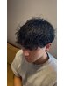 【大人っぽく垢抜ける！】nito.メンズカット＋シャドウパーマ【行徳/メンズ】