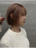 ピンクベージュ/ハイトーン/ピンクヘア