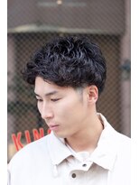 キングスマントーキョー 多摩センター2nd(KINGSMAN TOKYO)&nbsp;パーマ×アップバングスタイル