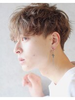 ロミーオム 本厚木(ROMMY. Homme)&nbsp;おしゃれメンズヘアマッシュ束感モテ髪ベージュ本厚木