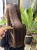 【髪質改善ストレート】
