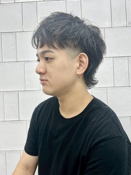 メリケンビューティーパーラー コウベ(MERICAN BEAUTY PARLOR KOBE) メンズカットツーブロックマレットフェードショート