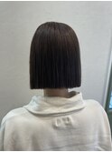 切りっぱなしボブ