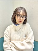 ラテグレージュ/レイヤーボブ/韓国巻き/結べるレイヤー/立川