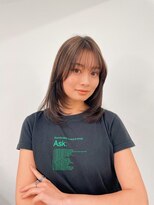 ロウバイレボ 柏(lou by revo)&nbsp;ミディアム/韓国風/レイヤーカット/顔回りカット/柏駅