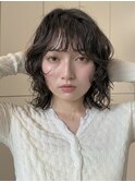 デジタルパーマ/レイヤーボブ/韓国巻き風/結べるレイヤー0605