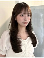 ムージー(moug) layer cut × 顔周り cut