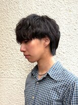 ロットオム 茅ヶ崎(Lot HOMME) リバースセンターパート/ニュアンスパーマ/ダウンバング/茅ヶ崎