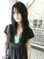 ノラ シブヤ(NORA)&nbsp;★レイヤーカットハイレイヤーウルフカットアシメバング黒髪