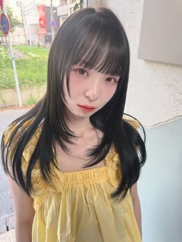 ユーリ(JUURI)の写真/≪東京のトレンドを福岡で気軽に楽しめる≫骨格や髪質、クセを見極めたレイヤーカットスタイルをご提案♪