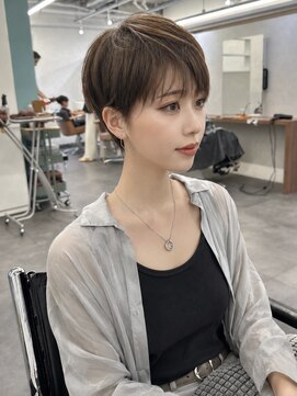 オウル(Owll) 【Owll】石田学史大阪透明感カラー20代30代40代ピクシーカット