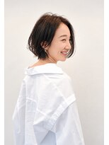 エン(enn...)&nbsp;大人の動きのあるボブ30代40代50代60代ショートボブ