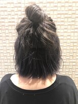 【新宿  neolive】ブルーアッシュボブ