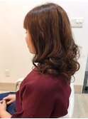コスメパーマでふんわりアレンジ