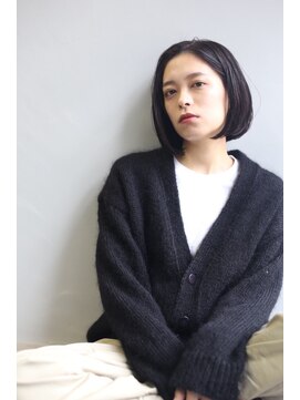 サングース(Sungoose) 〈Sungoose〉大人内巻き黒髪ボブ