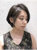 【山方 直也】前下がり×小顔×丸みショート×大人かわいい