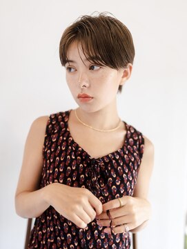 ベンジー 代々木上原店(benji) マッシュショート　センターパート　代々木上原