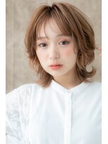 カバーヘア ブリス 戸田公園西口店(COVER HAIR bliss)&nbsp;フレンチガーリーハイライトウルフボブY戸田公園10代20代30代
