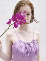 イコ 表参道原宿(ico)&nbsp;ミルクティーベージュ ケアブリーチ 髪質改善 ミニボブ