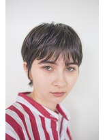 ピズム(PISM) 小顔耳かけマッシュショート/ショコラベージュ/ベビーバング