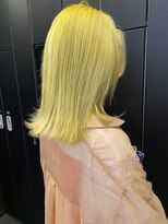 ゲーム 原宿店(GAME)&nbsp;ダブルカラー/ケアブリーチ/イエローカラー/ウルフ/原宿