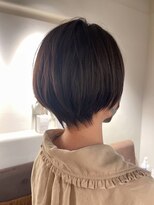 アルボーテルジェ(Art BeAute' ROUGET)&nbsp;イヤリングカラーが可愛い☆透け感丸みショート30代40代50代