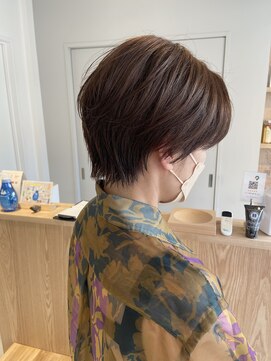 トリート 船堀店(TREAT) フォギーベージュ×ハンサムショート